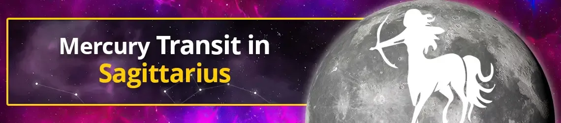 Planet Mercury Transit in Sagittarius