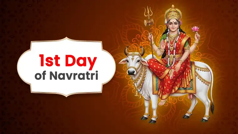 1st day of Navratri - Goddess, Color, Mantra And Puja Rituals null