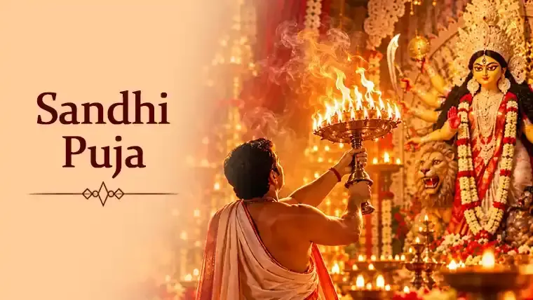 Sandhi Puja 2026: Date, Time, Vidhi, 108 Diyas & Mantra null