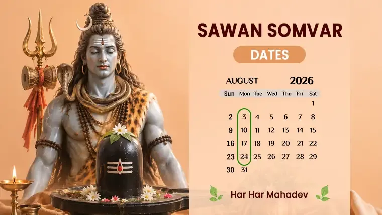 Sawan Somwar 2026 List: Dates, Vrat Vidhi And Mantras null